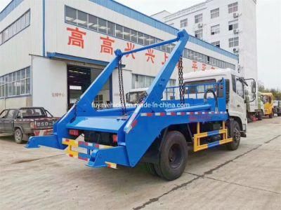 Factory Supply 10m3 10cbm 10ton 10 Cubic 10 Ton Swing Roll on and off Garbage Truck for Sale