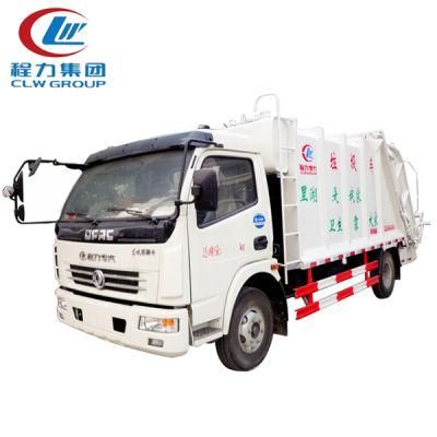 4X2 8cbm Dongfeng Compressed Garbage Truck