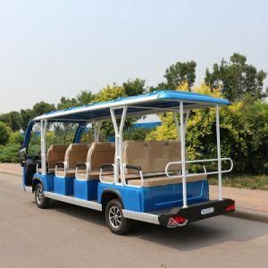 72V Battery Powered 14 Seats Tourist Bus