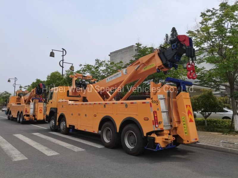 Shacman F3000 50tons Crane and Towing Truck for Urban Violation Malfunction Vehicles Heavy Duty Wrecker Truck