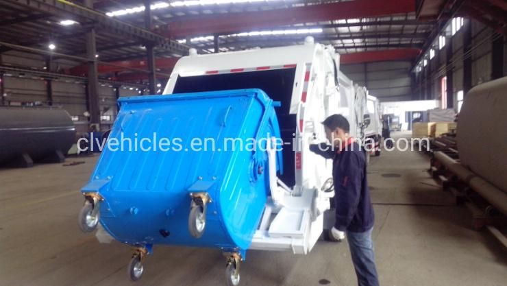 4X2 8ton 10cbm Compression Garbage Tank Refuse Compactor Truck