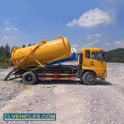 Dongfeng 6X4 260HP 20000L Sewage Tanker Truck 20cbm Sewage Tanker Truck