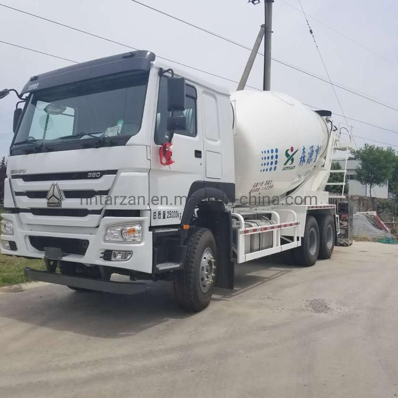 Rhd 12cbm Used HOWO 6X4 Construction Concrete Mixer Truck