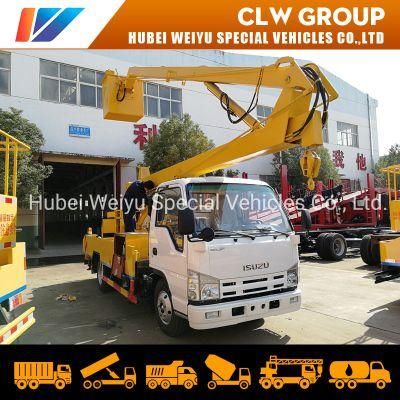 Isuzu 4X2 High Altitude Operation Truck 12m Aerial Platform Working Platform Bucket Truck