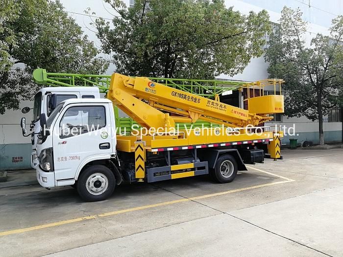 China Factory Price 17m-25m Aerial Working Bucket Operation Vehicles High-Altitude Work Platform Truck