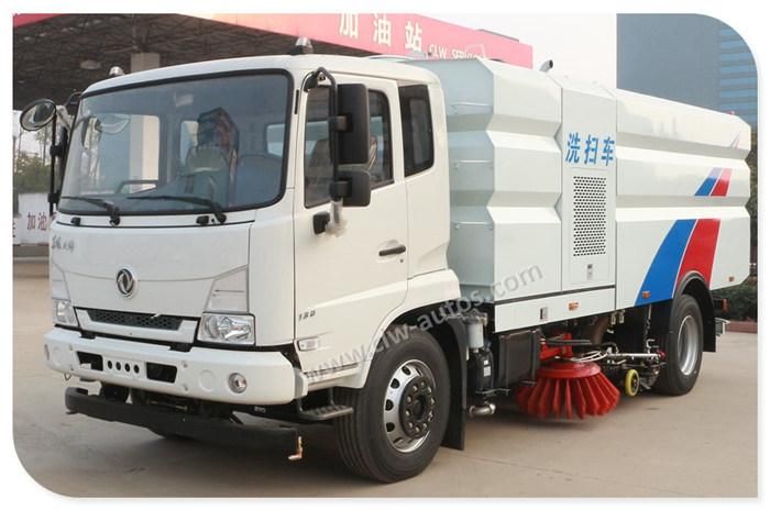 Dongfeng 8tons Stainless Steel Large Sweeper Truck Road Cleaner From China