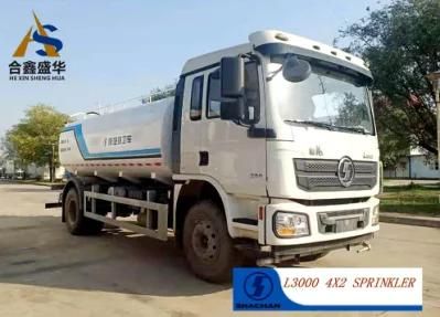China Shacman 4X2 300HP/336HP Large Capacity 15cbm Water Tank/Sprinkler Truck 15000L 12000L
