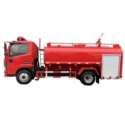 Dongfeng 5, 000 Liters Fire Fighting Sprinkler Watering-Cart Spraying Tanker Truck with Fire Pump for Rescuing Work