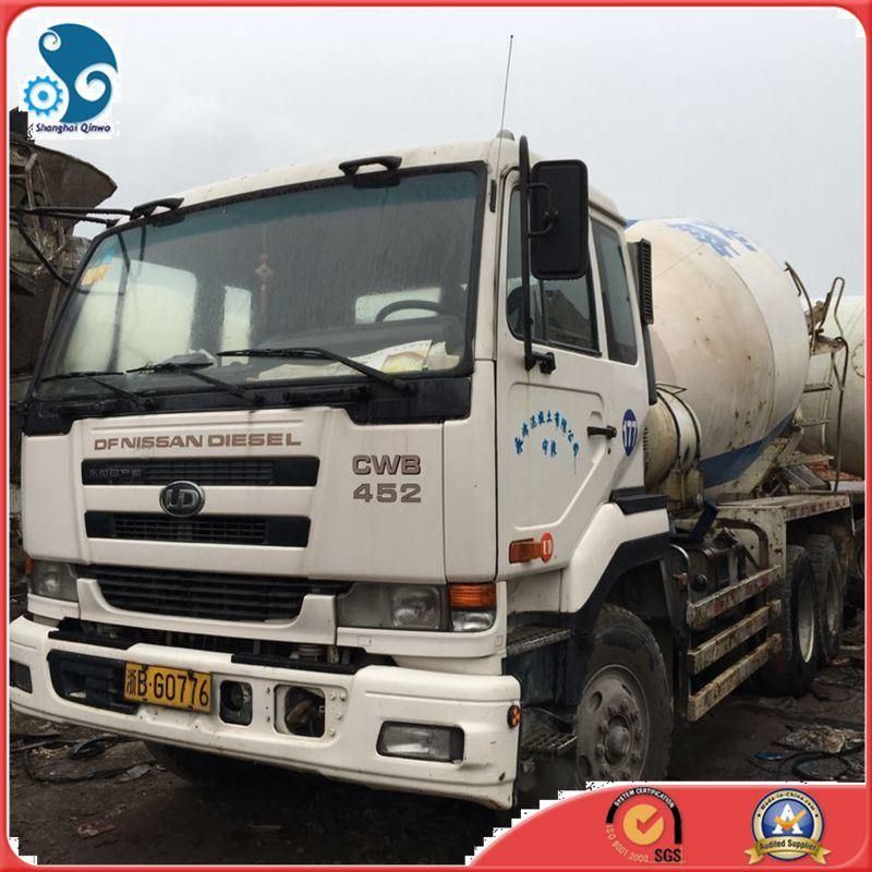 Clean 8m3 Mixing Drum Used Nissan Concrete Mixer Truck From Japan