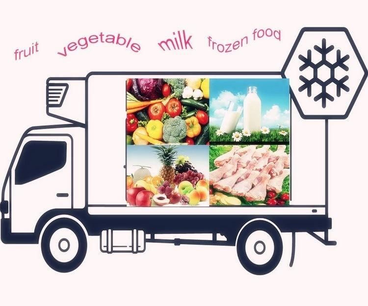 Factory Price 5tons Mobile Freezer Cargo Van Refrigerator Truck for Ice Cream