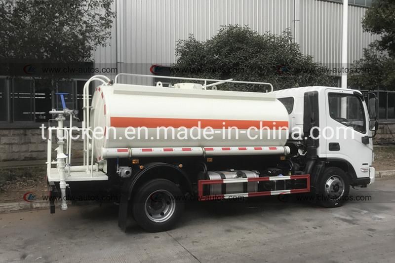 China Foton Aumark-S33 6 Wheeler 4X2 5tons 5mt 5t 5000L Water Bowser Tanker Water Sprinkler Truck