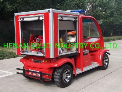 Electric Fire-Fighting Truck 72V Red Mini Truck