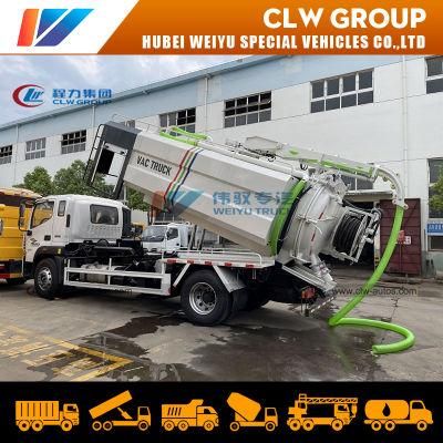 Foton Rhd 10ton Vacuum Sewer Jetting Truck