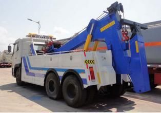 6X4 Heavy Duty Intergrated Tow Crane Wrecker Truck