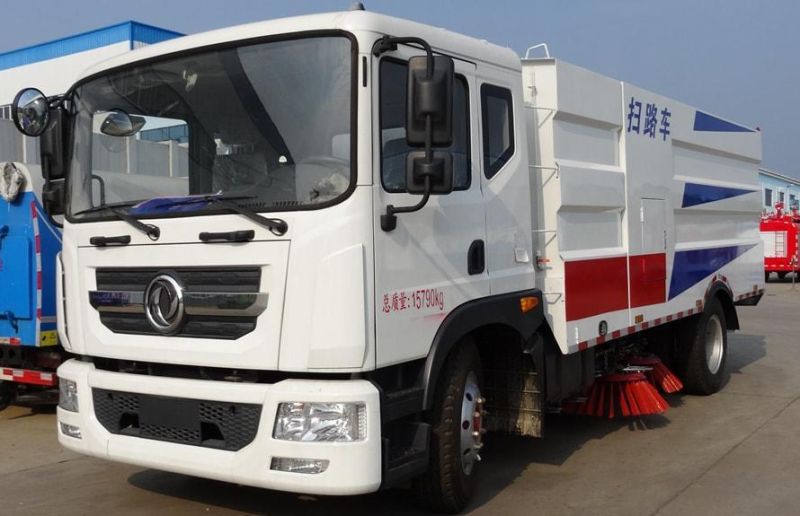 Dongfeng 8tons City Street Cleaning Machine Vacuum Cleaner 11-12cbm Road Special Garbage Sweeper Truck