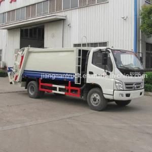 Foton 8 Cubic Meters Compressor Garbage Truck