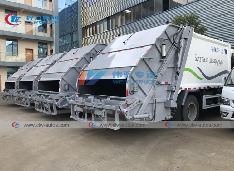 Shacman L3000 4X2 12cbm 14cbm Compactor Garbage Truck Trash Can Rear Loader Compressed Garbage Truck for Sale