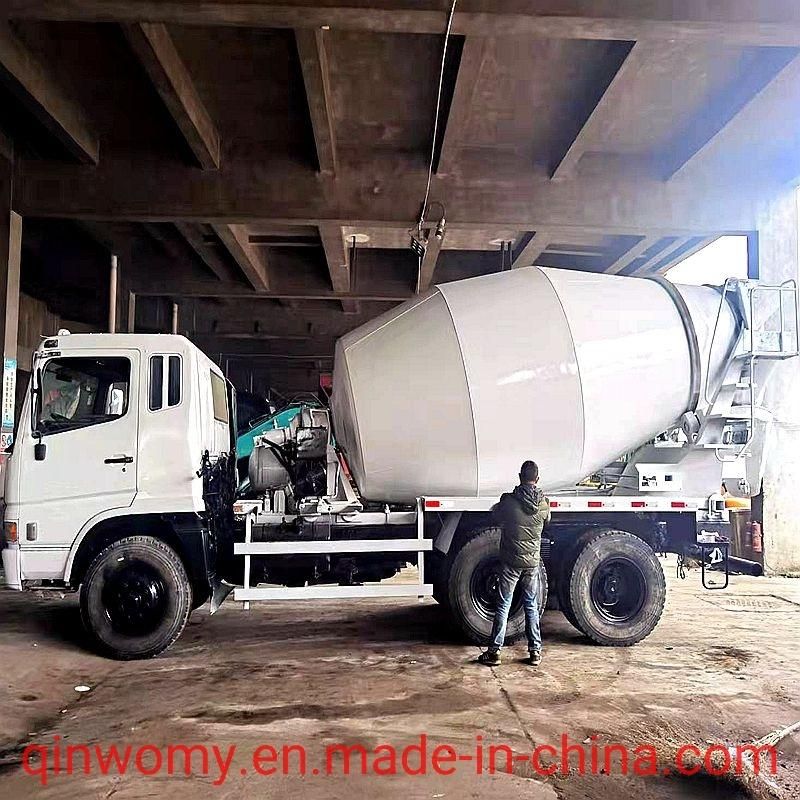 Japan Mitsubishi 8DC9 Diesel Engine 8m3 Concrete Mixer Truck for Sale