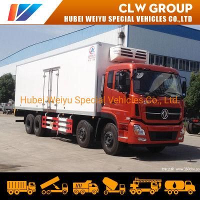Foton Auman 12wheels 8*4 Ice Cream Freezer Cooling Food Truck 30tons Refrigerator Van Truck