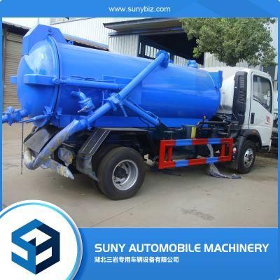Right Hand Drive 3000 Liters High Pressure Vacuum Suction Truck