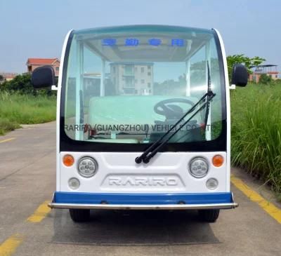 11 Seats Electric Sightseeing Car for Passengers Transportation for Sale