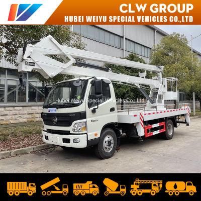 Foton LHD 12m-16m Folding Arm Telescopic Boom Truck Aerial Working Truck Pickup for City Construction