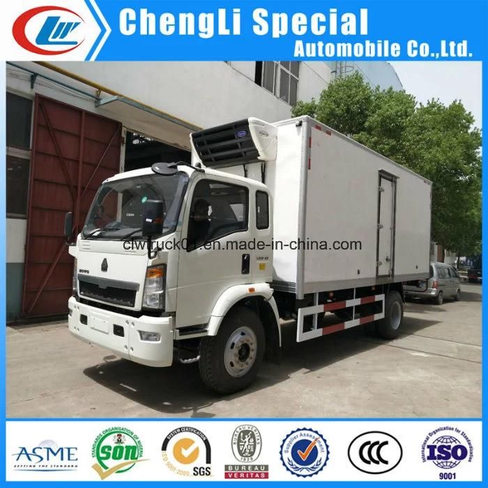 10ton Sinotruck HOWO Frozen Food Refrigerator Van Truck