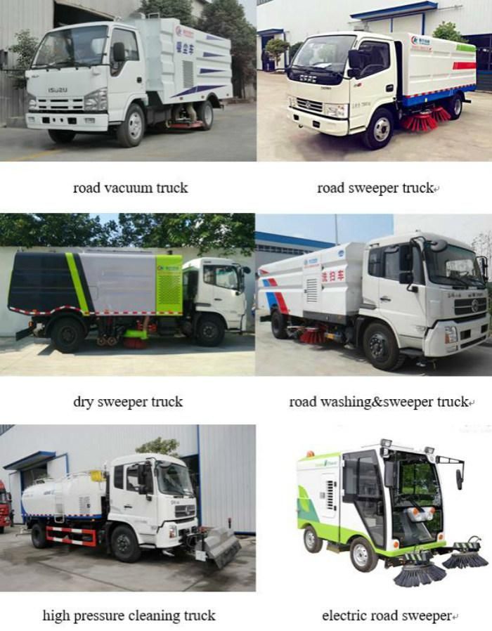 Isuzu 4*2 Road Washing and Sweeper Truck Mobile Cleaning Tanker Vehicle with 4cbm Water and 5cbm Dust