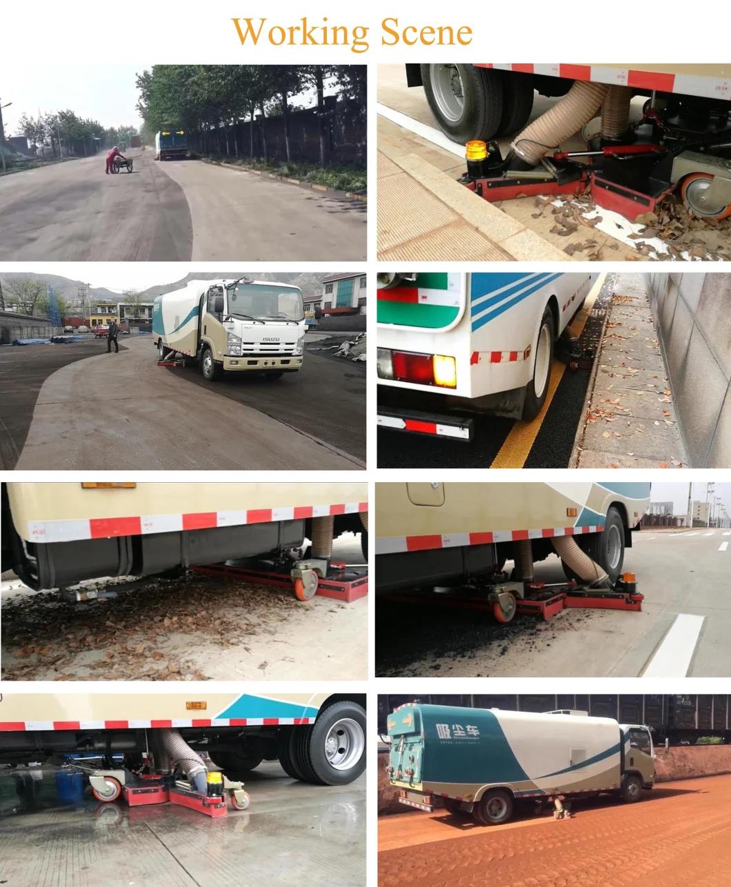 Mini Truck Mounted Vacuum Road Sweeper 2tons Forland Road Sweeping Truck