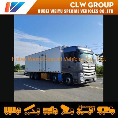 China 8*4 Foton Van Refrigerator Truck with Good Price for Sale