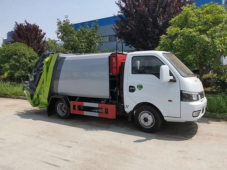 4*2 Dongfeng Mini Garbage Compactor Truck 2-3tons Garbage Compactor Truck for Sale