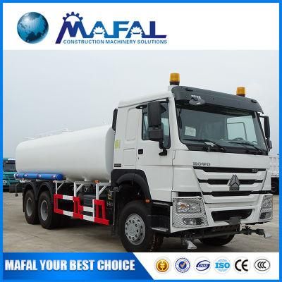 HOWO 25000L Water Tanker Truck 25 Cbm Water Spray Trucks