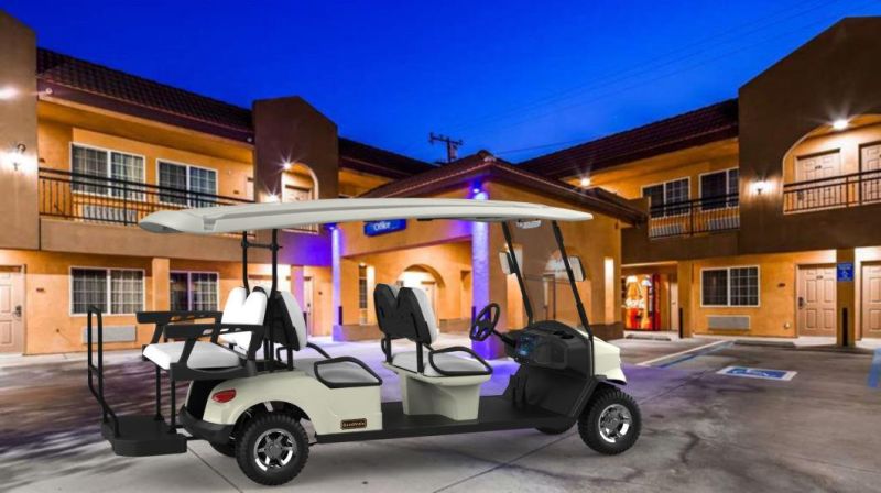 United State Private Estate Cheap Electric Sightseeing Mini Bus Shuttle Tourist Golf Cart on Sale