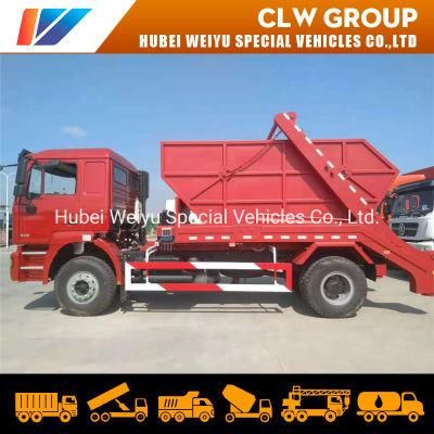Shacman 4X2 China Swing Arm Garbage Truck 15tons 20tons Garbage Collection Truck