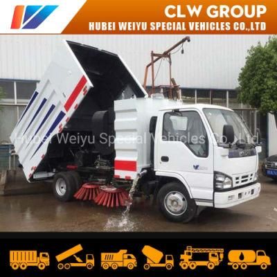 International Brand 5.5m3 Diesel Road Sweeper and Vacuum Cleaner Gravel Washing Plant Sweeping Truck