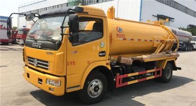 Dongfeng 4X2 8ton Vacuum Sewage Suction Tanker Truck