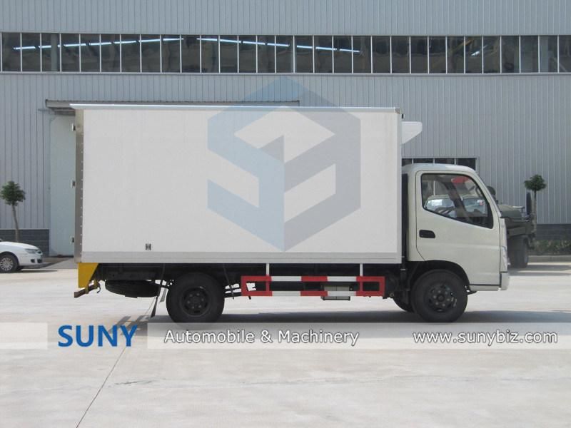 New Desigend Foton Rhd Small Freezer Refrigerated Cargo Van Box Truck for Sale
