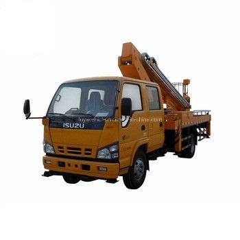 Japan Brand I-Suzu 16m 18m Hydraulic Lifting Platform Truck 16s 18s Telescopic Platform Truck on Sale
