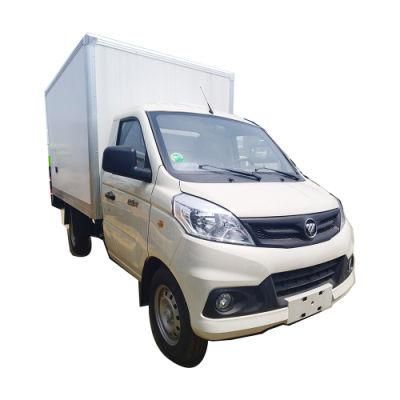 Foton 4 Wheels Gasoline 1ton Van Cargo Truck