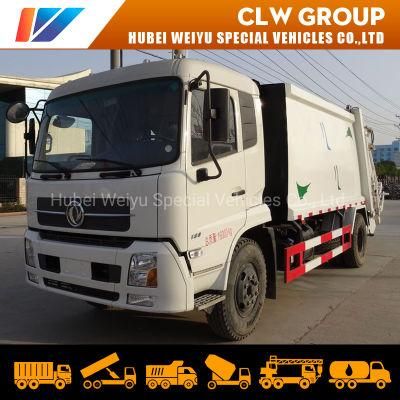 Dong Feng 10 Tons Compactor Rubbish Collect with Hydraulic System Garbage Truck