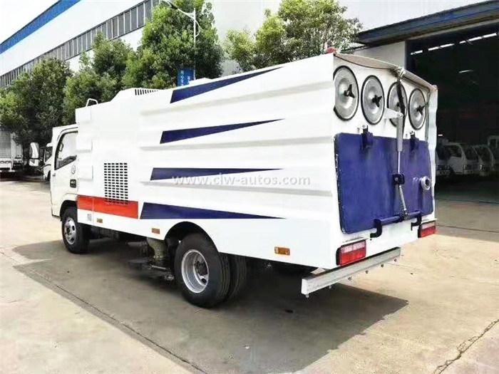 Dongfeng 5tons Road Sweeper Car for Chile Highway Airport Gravel Washing Plant Street Dust Gravel Collection
