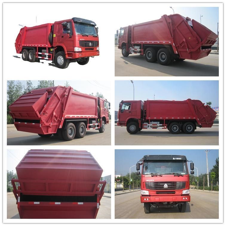 Sinotruk HOWO Heavy Duty 6X4 336HP 20tons Compactor Garbage Truck Prices