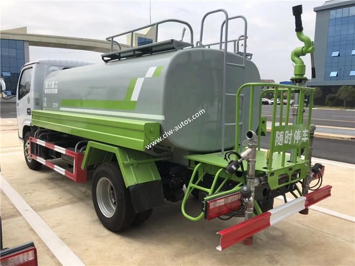 5m3 Water Spray Bowser Tanker Sprinkler Tank Truck for Kenya