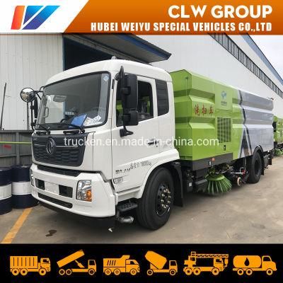 Dongfeng High Pressure Road Washing &amp; Sweeper Truck/Vacuum Road Sweeper Truck/Street Cleaning Truck
