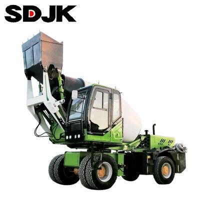 High Quality 3.5m3 Self Loading Concrete Mixer with Rotating Function
