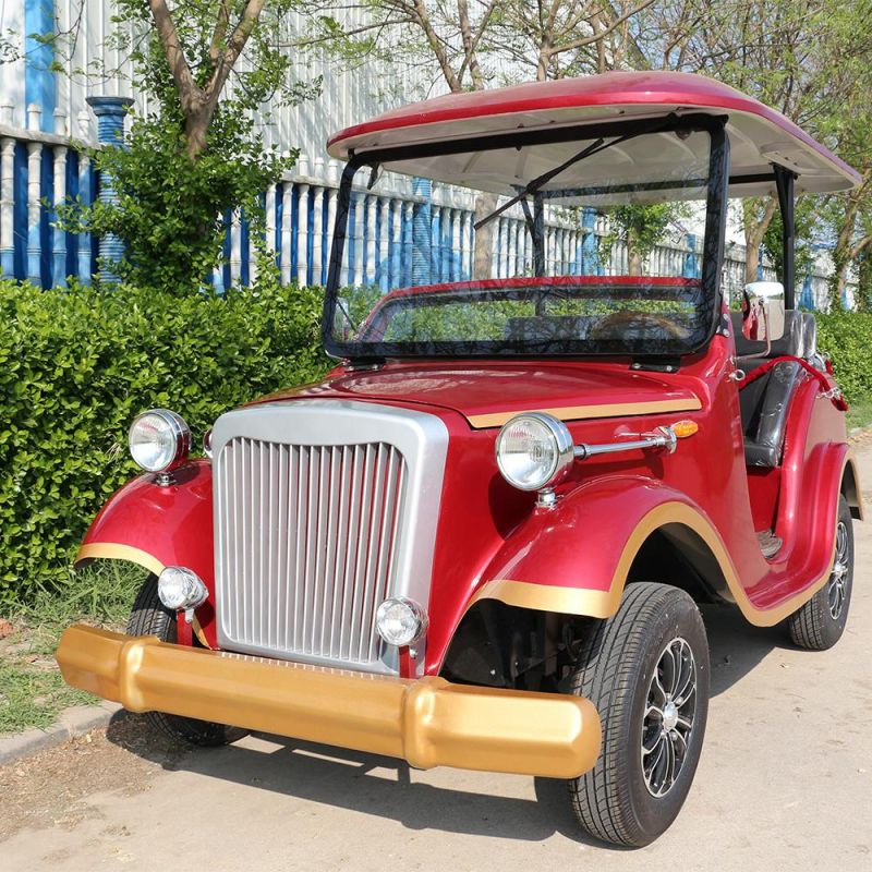 Strong 3 Row 8 Seaters Electric Classic Vintage Sightseeing Car