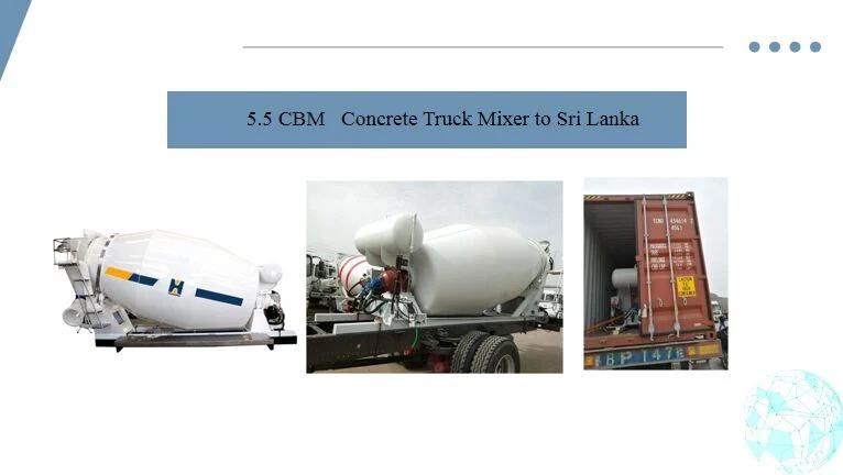 Factory Supply 8 Cubic Concrete Mixer Truck Transit Mixer