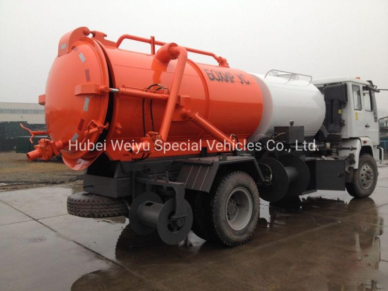 Sinotruk 4*2 12, 000 Liters Sweage Suction Truck Waste Water Transport High Vacuum Collection Suction Truck