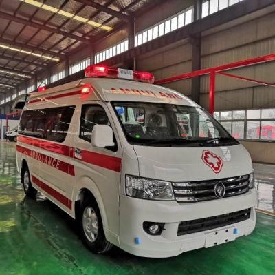 Foton Brand New Mini Right Hand Drive Diesel 4X2 Ambulance Car Price Vehicle for Sale