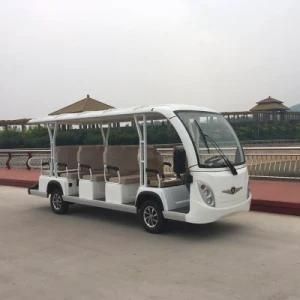 White Color Electric 14 Seater Tourist Bus